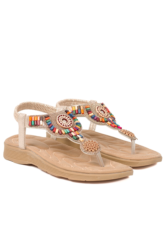SANDALIAS GRECIA - ORO