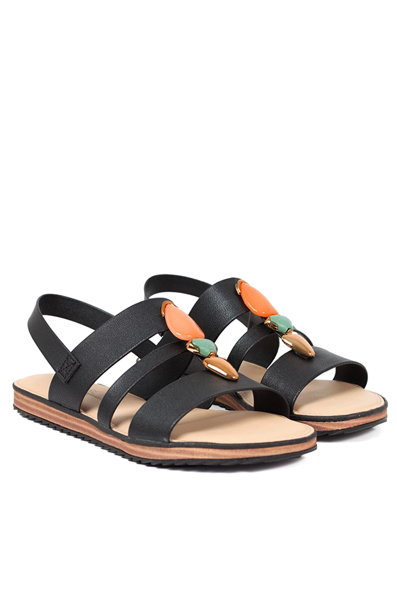 SANDALIAS ERNESTINA - 15745-NEGRO