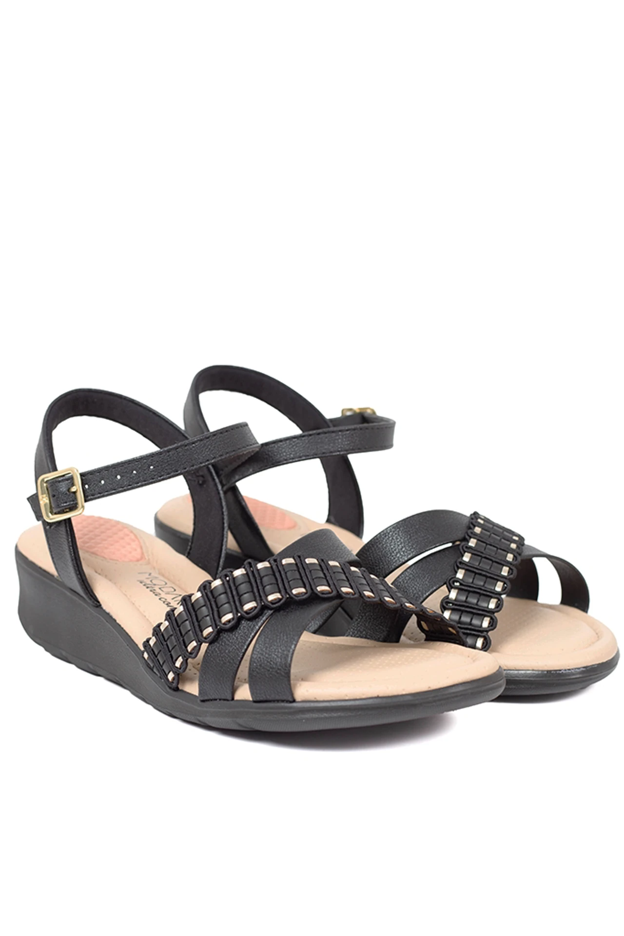 SANDALIAS MAMINA - 60380-NEG/ORO