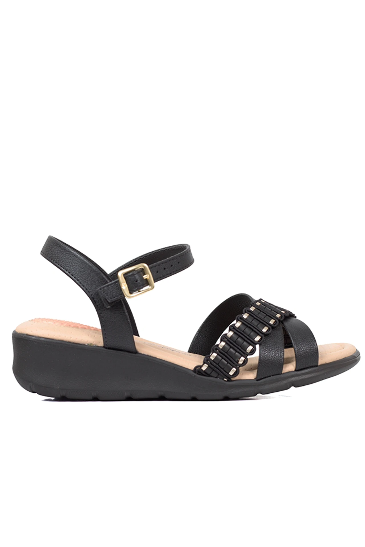 SANDALIAS MAMINA - 60380-NEG/ORO