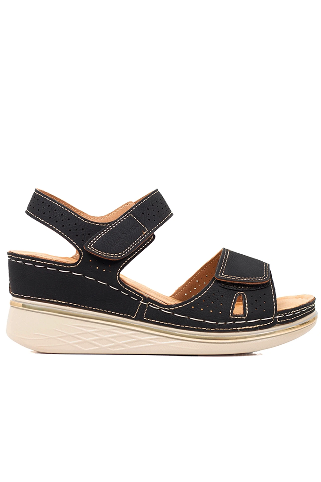 SANDALIAS NATY - NEGRO