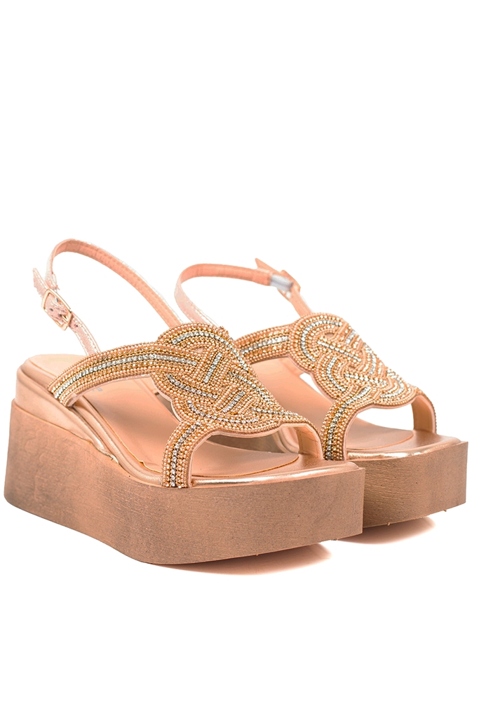SANDALIAS CANELA - COBRE