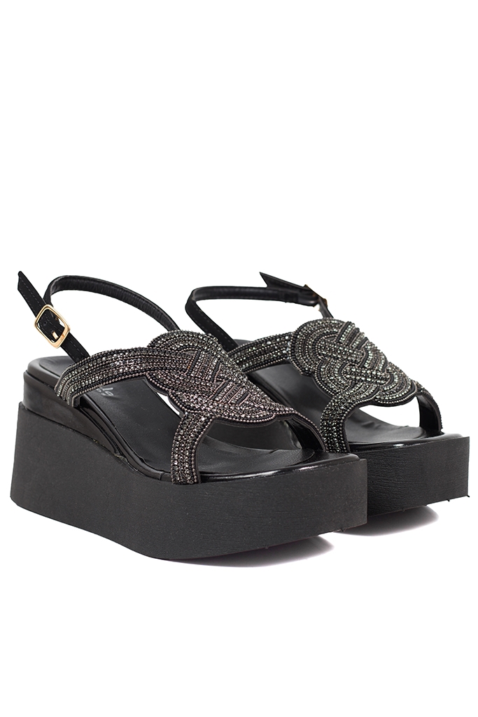 SANDALIAS CANELA - NEGRO