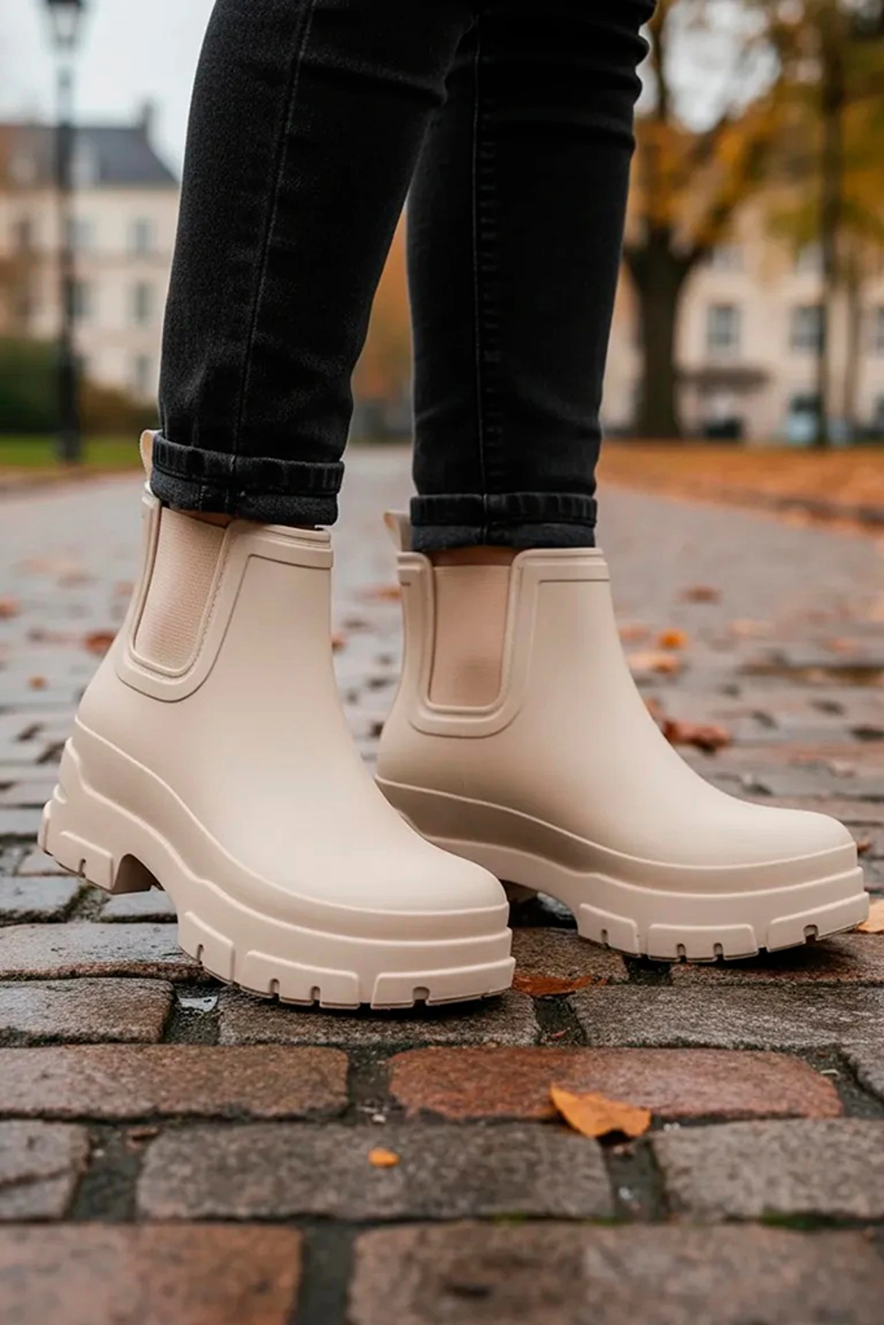 BOTAS PRAGA - BEIGE