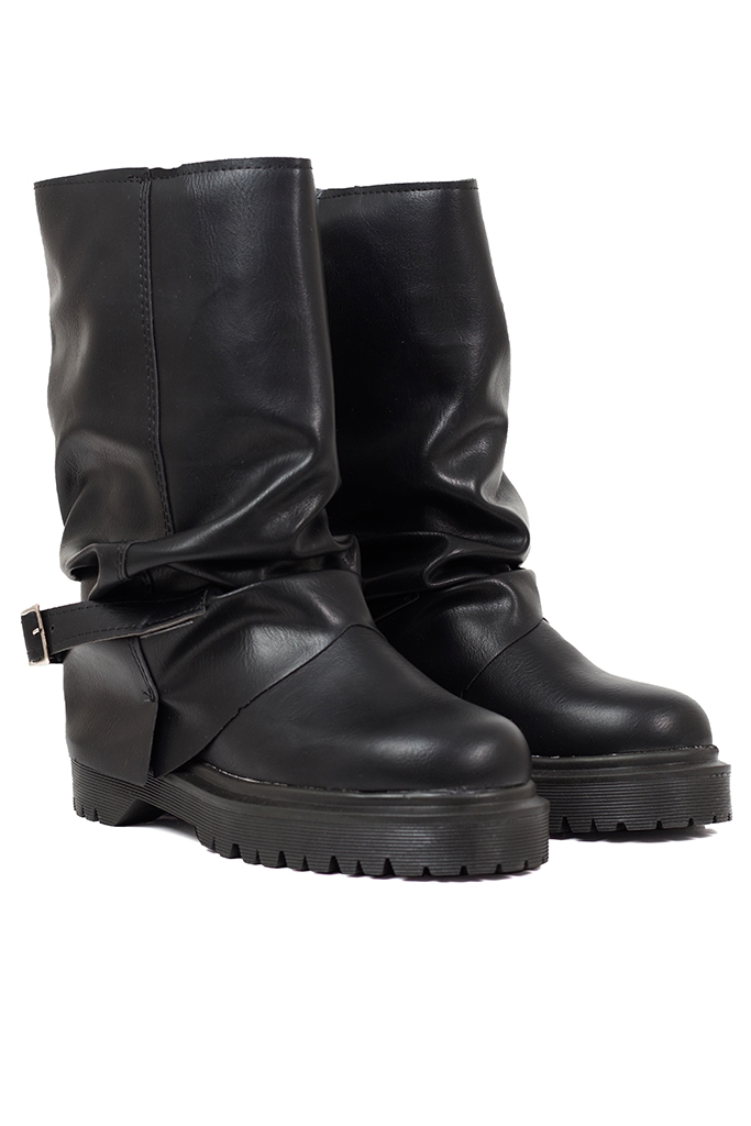 BOTAS ALMENDRA - NEGRO