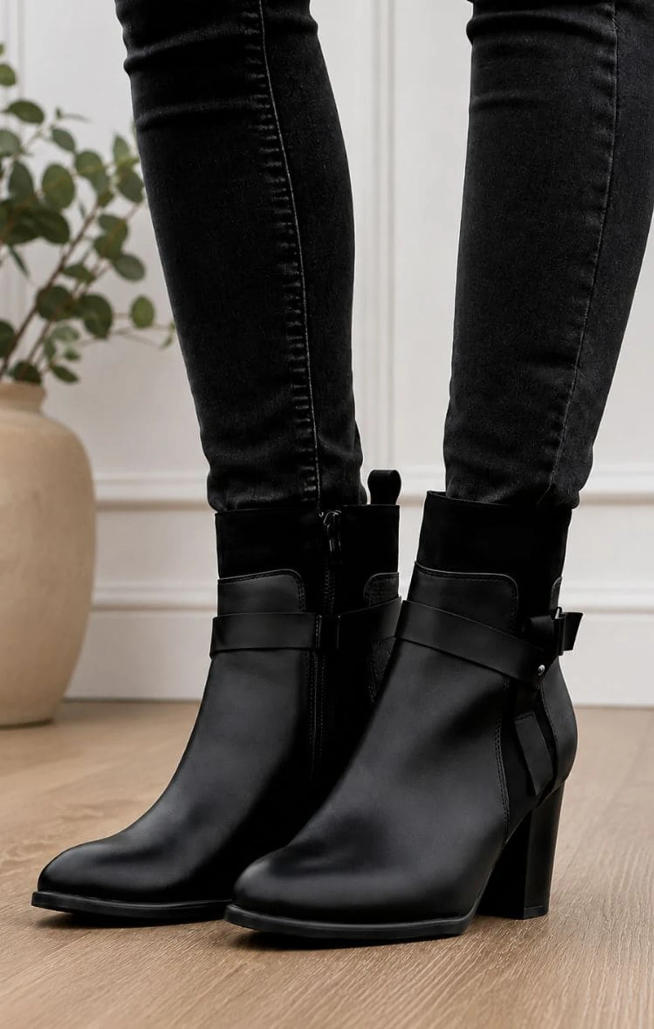 BOTINETAS SILVIA - NEGRO