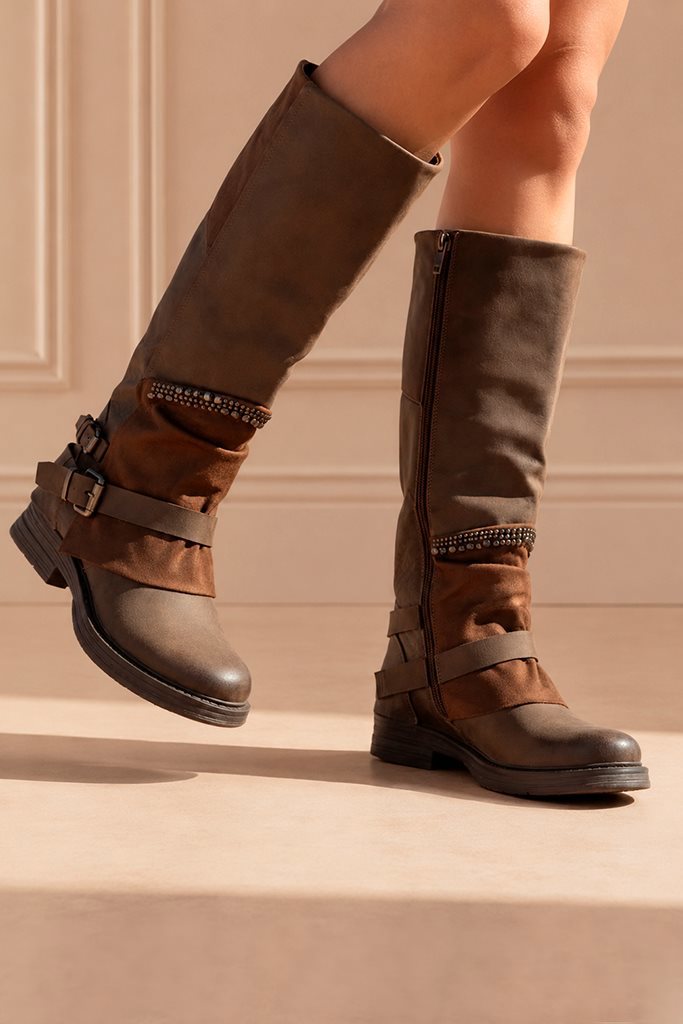 BOTAS HORTENCIA - Café