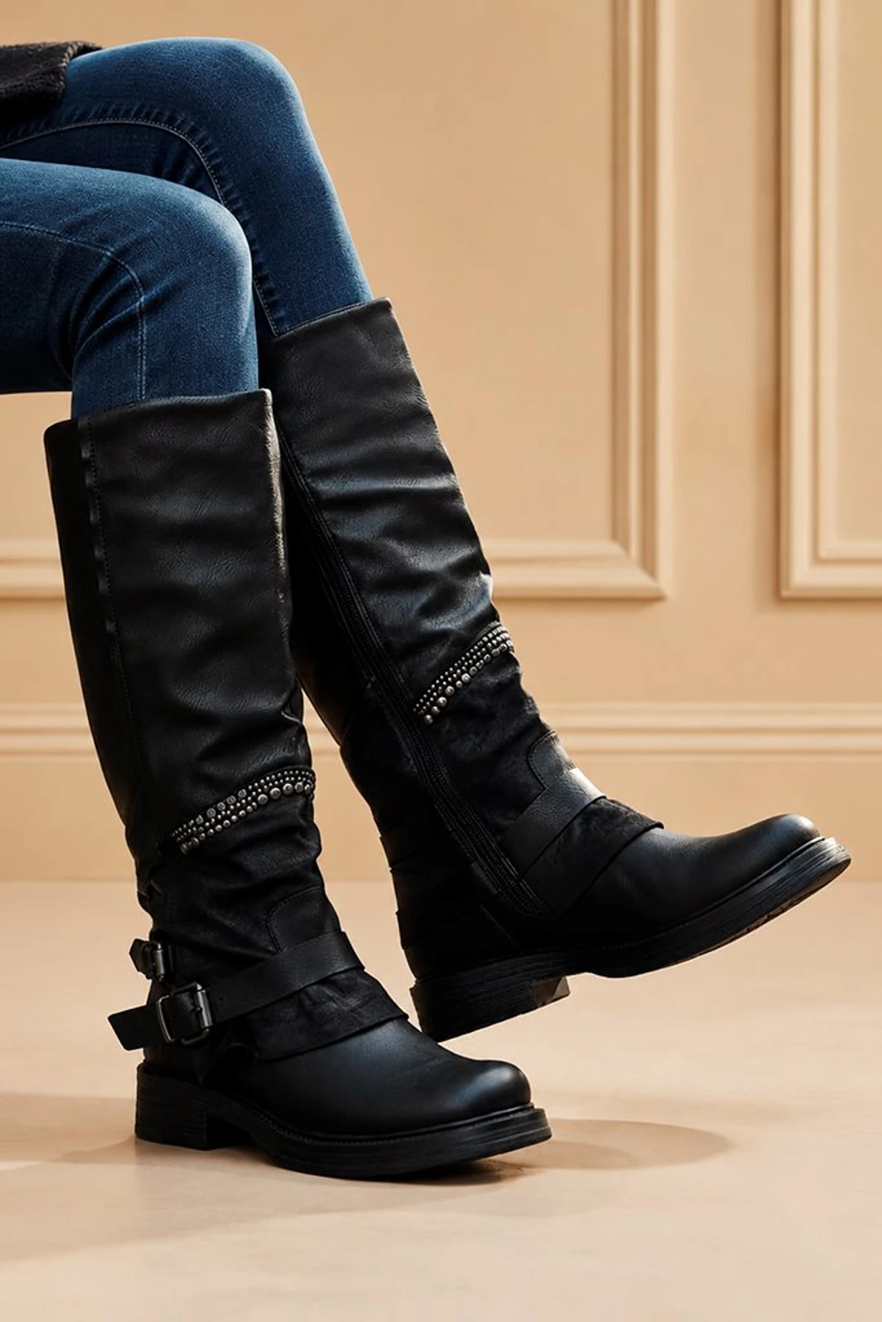 BOTAS HORTENCIA - NEGRO