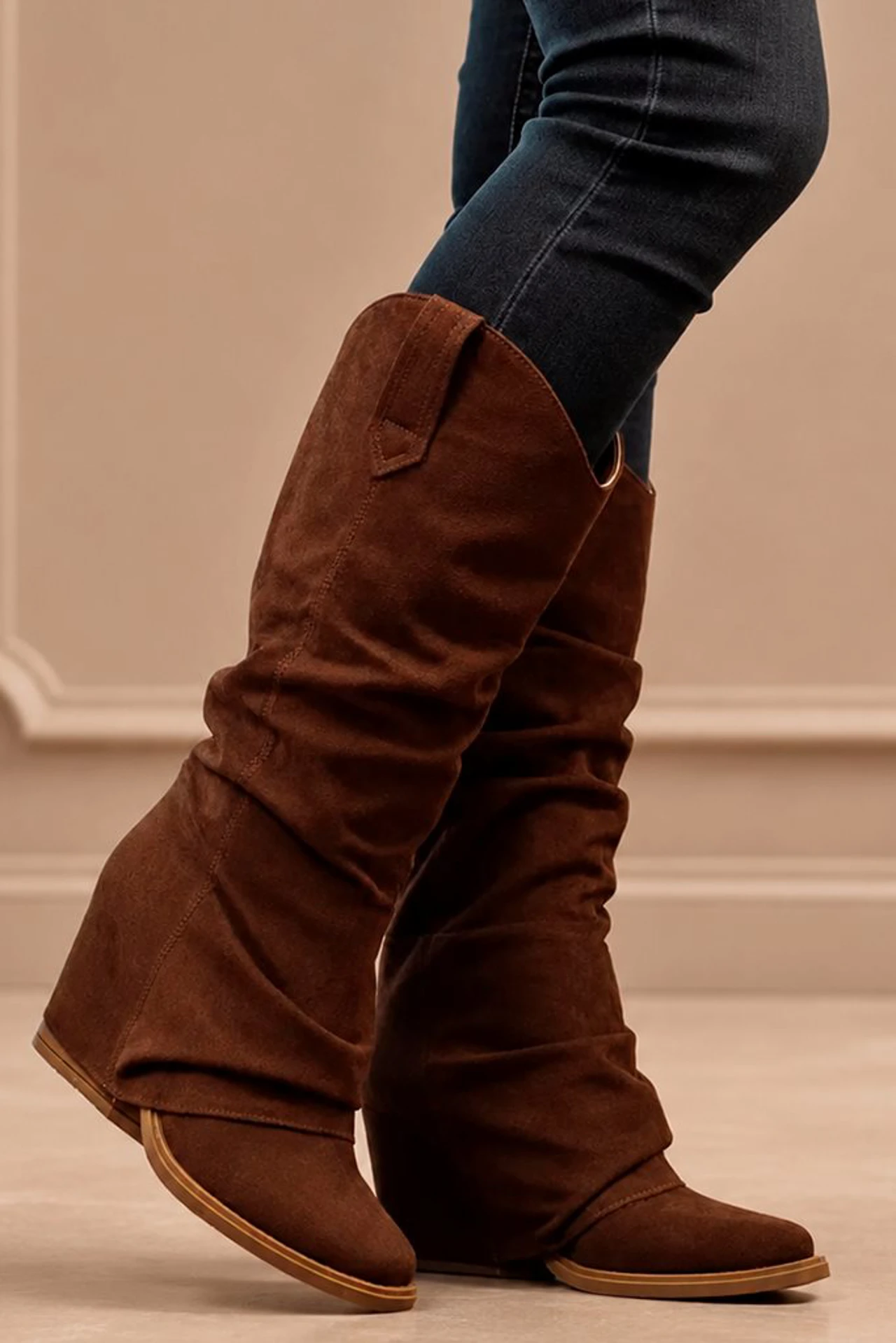BOTAS NANCY - CHOCOLATE