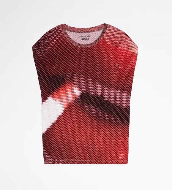 Remera de algodón MUJER - Rojo Pasion